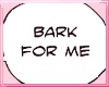 ℓ bubble bark bark