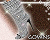 gowns - show boots