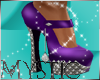 Purple Diamond Heels