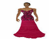 Purple Red Long Dress