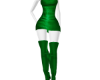Green Velvet Outfit