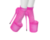 $ Boots Fsnet Pink