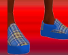 Plaid Blue shoes