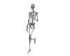 Skeleton Leaning 2