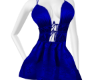 BLUE SILK DRESS