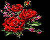 Animated Glitter Roses