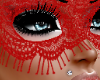 Lace Red Mask