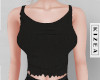 Black Ribbed Tank