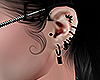 Piercing ear Black