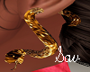 Gold Snake Earrings