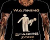 Warning Spanking Zone M