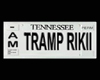 [bamz]Tramp lic plate