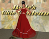 TORA RED FLOWER GOWN