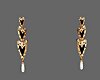 A | Black Heart Earrings