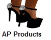 Black Velvet Heels
