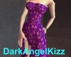 Violet Swirl f/tail Gown