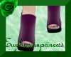 PVC Sandal Heels Purple