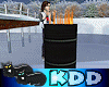 *KDD Oil drum with fire