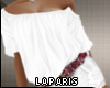 (LA) White Dress w/Belt