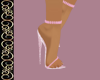 Pink Lacy Heels