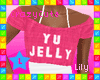 !L Y U  Jelly Pink
