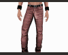 Custom red washed jean