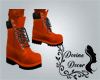 orange fall boots