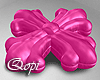 DPink Chromed Cross Puff