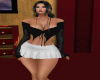 1BLACK WHITE TOP N SKIRT