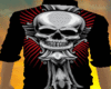 Black Shirt Cross Skull