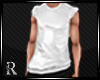 {R} Leather T: White