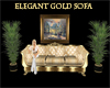(20D) Elegant gold sofa