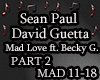 David Guetta Mad Love P2
