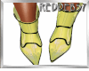 Muted Lime Plastic Boots