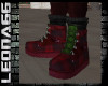 Red-Xmas Boots + Socks