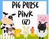 (IZ) Pig Purse Pink