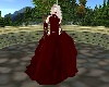Royal red gown