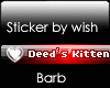 Vip Sticker Deeds Kitten