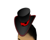 Blk Red FeMale Hat
