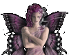Purple Butterfly Girl