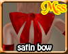 (MSS) RED neck bow