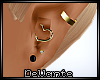 !D Gold Ear Piercings