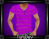 Stripe T-Shirt Purple