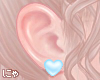 N' Blue Heart Earrings