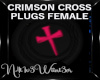 !NW CRIMSON CROSS PLUG F