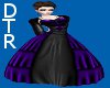 ~DTR~Purple Leather Gown