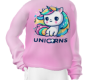 Unicorn Pink Sweater