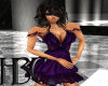 HBC Purple Cocktail Dres