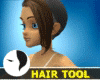 HairTool Front L 6 Brown