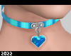 Blue Heart Collar